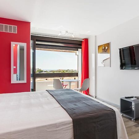 Studio Vue mer panoramique, piscine Port Vénus village naturiste Agde Extérieur photo