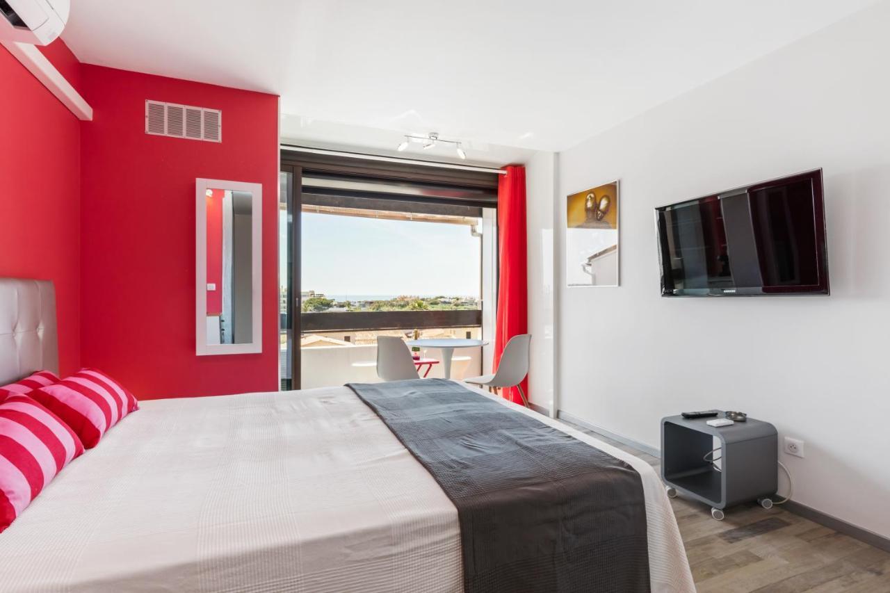 Studio Vue mer panoramique, piscine Port Vénus village naturiste Agde Extérieur photo