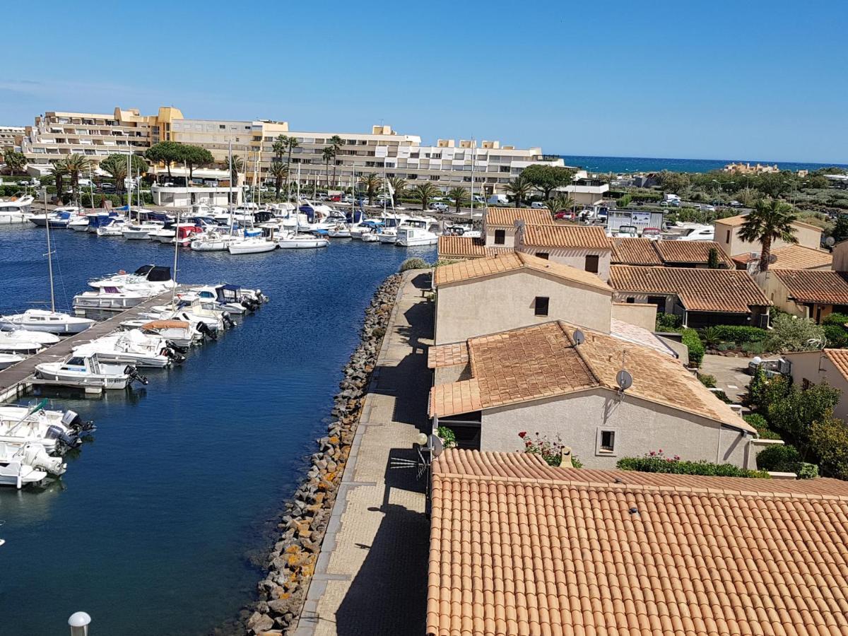 Studio Vue mer panoramique, piscine Port Vénus village naturiste Agde Extérieur photo